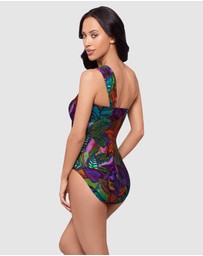 Magicsuit - Cactus Flower Goddess One Shoulder Tummy Control Swimsuit