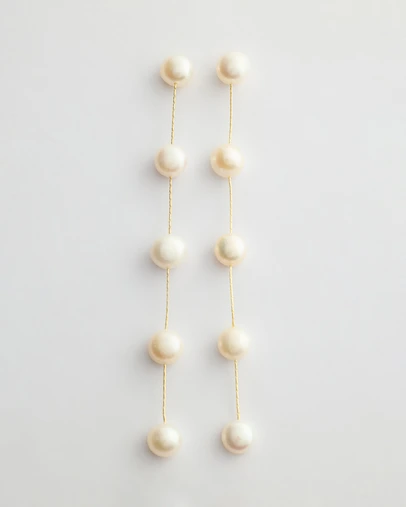 Moira Hughes - The White Label - The Lola Pearl Drop Earrings
