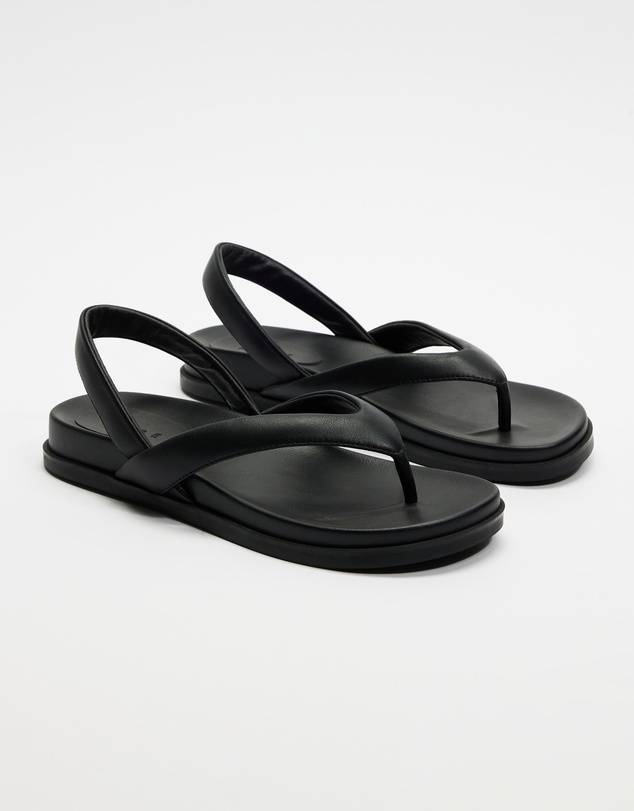 AERE - Leather Sling Back Thongs