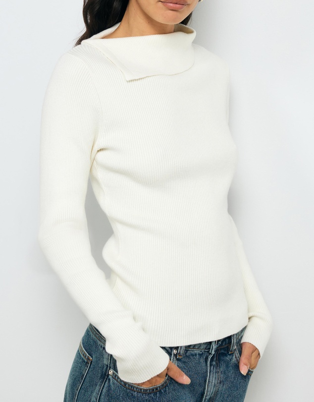 AERE - Yali Cotton Cashmere Blend Top