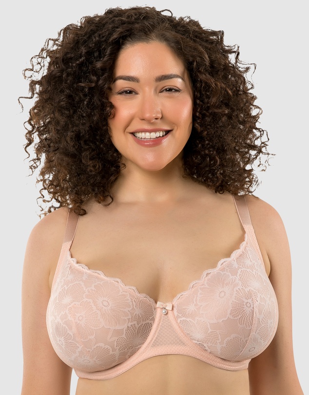 Parfait - Luxlacy Unlined Wired Lace Bra with Side Support