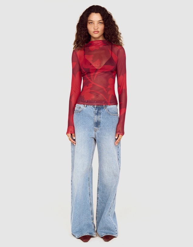 MINKPINK - Airi Mesh Top