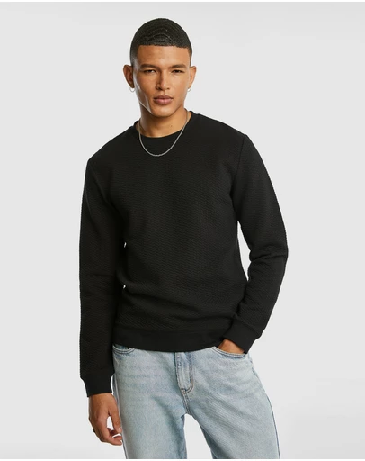 yd. - Tech Textured Sweatshirt