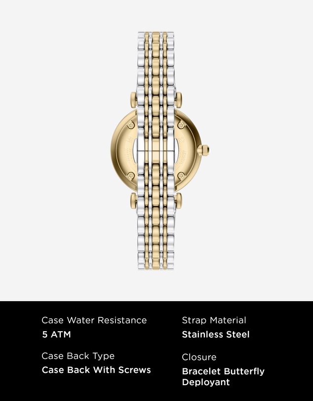 Emporio Armani - Two Tone Analogue Watch