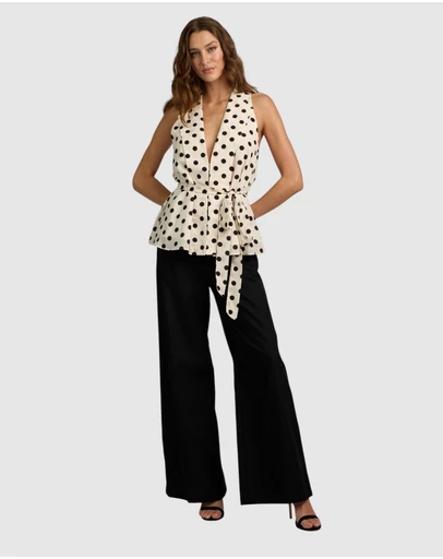 Honey and Beau - Franca Aline Vest Top