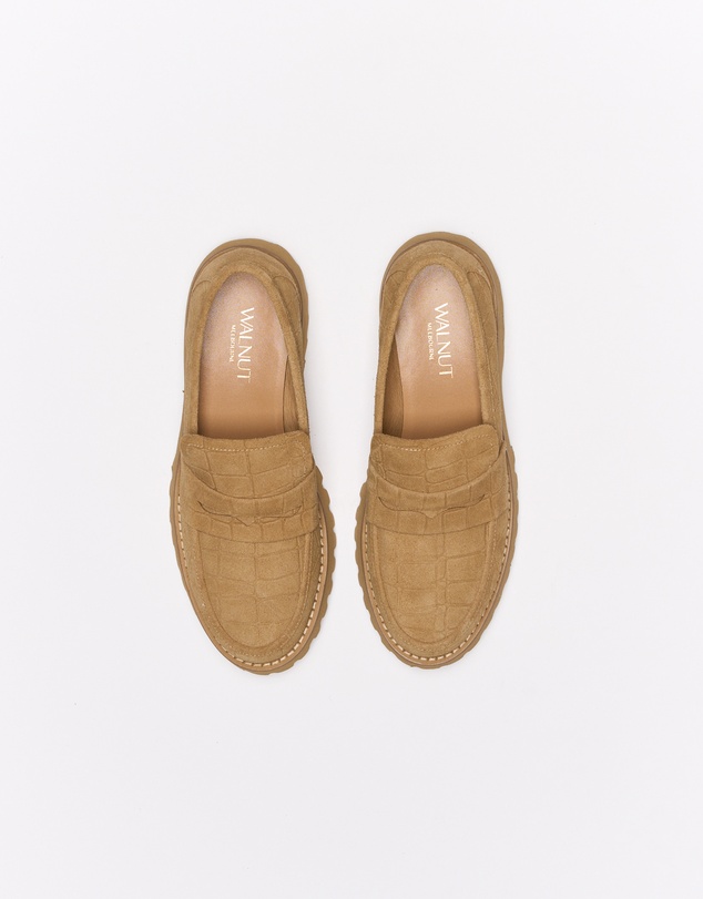 Walnut Melbourne - Coco Leather Loafer