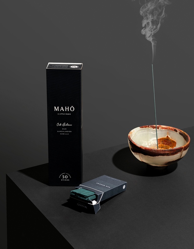 MAHO Sensory - Oud Boheme Incense Sticks and Burner Kit