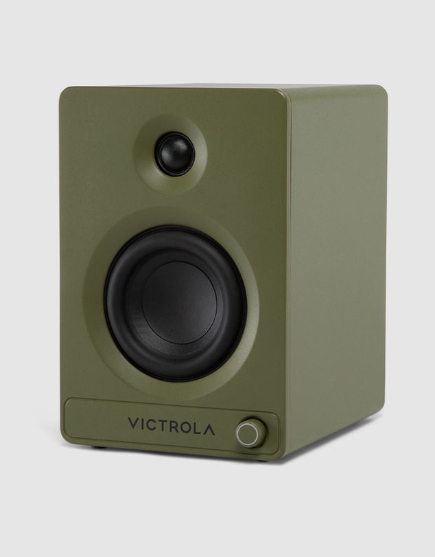 Victrola - Victrola Tempo Bookshelf Speakers - Green