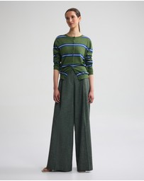 Oxford - Margurite Striped Cardigan