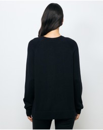 AERE - Nia Cotton Cashmere Blend Cardigan