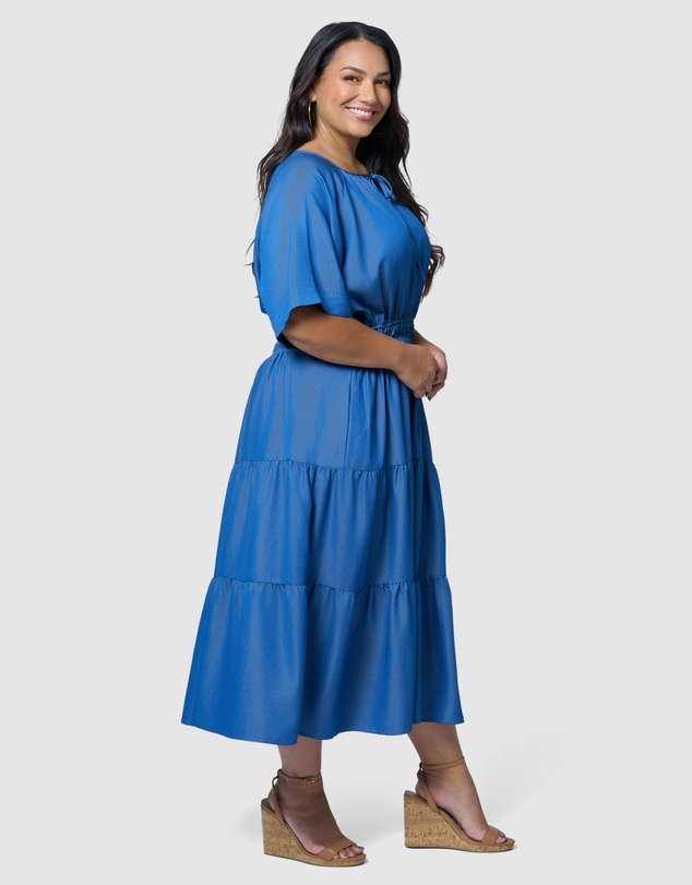 Indigo Tonic - Skye Chambray Midi Dress