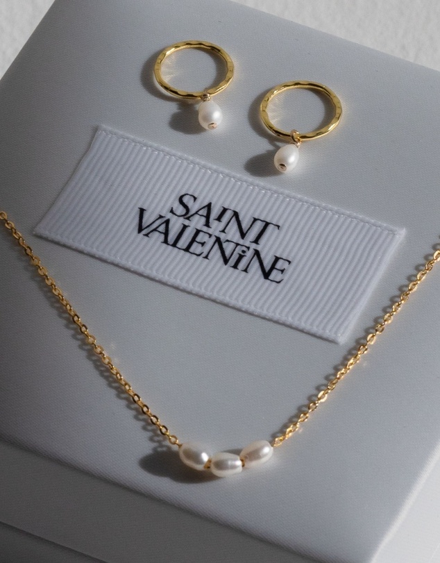 SAINT VALENTINE - The Mini Pearl Duo Set - Gold