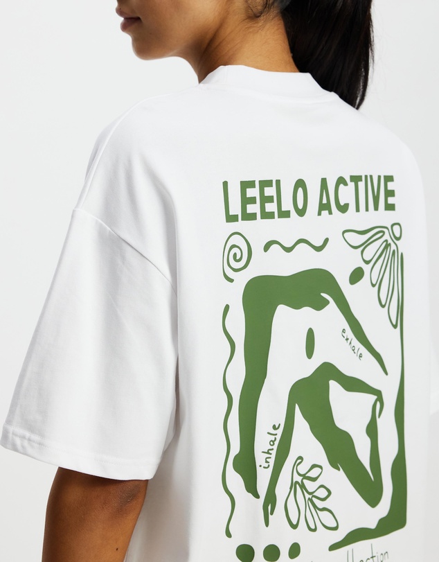 Leelo Active - V5 Pilates Collection Tee - ICONIC EXCLUSIVE