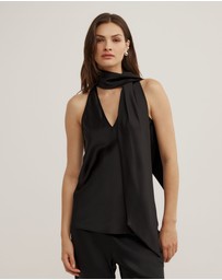 Witchery - V-neck Scarf Top