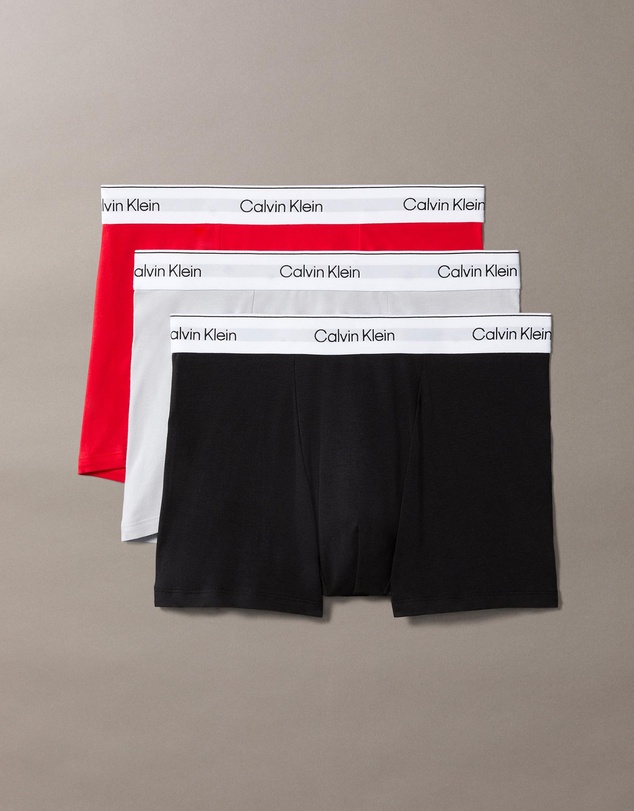 Calvin Klein - 3-Pack Icon Cotton Stretch Relaxed Fit Trunks