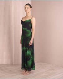 Azzurielle - Ursule Cowl Neck Dress