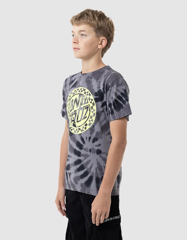 Santa Cruz - Malba Crash Dot Mono Front Tee - Teens