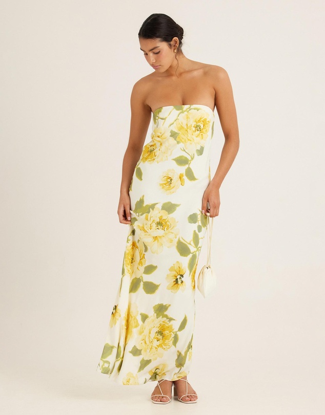 Peony - Draped Maxi Dress