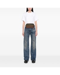 Pre-Loved by Azura Reborn - Pre-Loved 100th Anniversary Textured Dollar Calfskin Logo Belt Bag