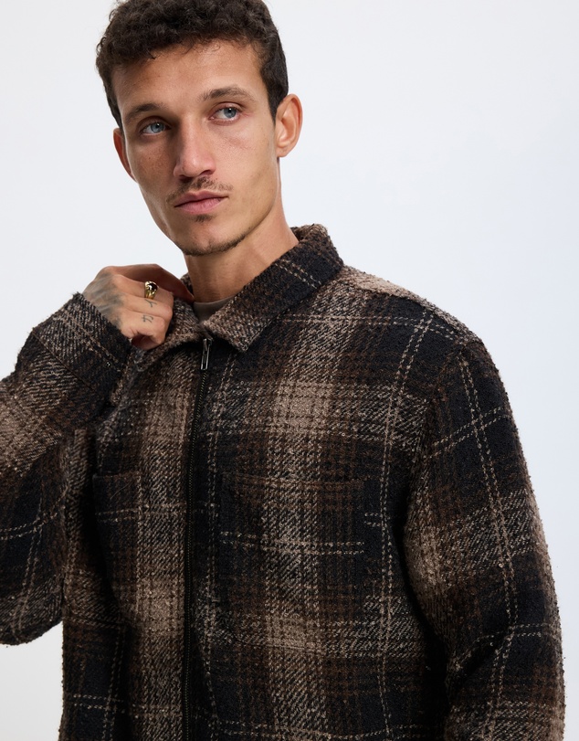 Thrills - Primitive Cropped Flannel Jacket