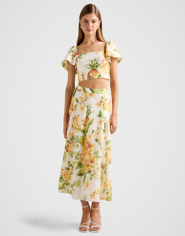 Forever New - Jane Printed Cropped Top
