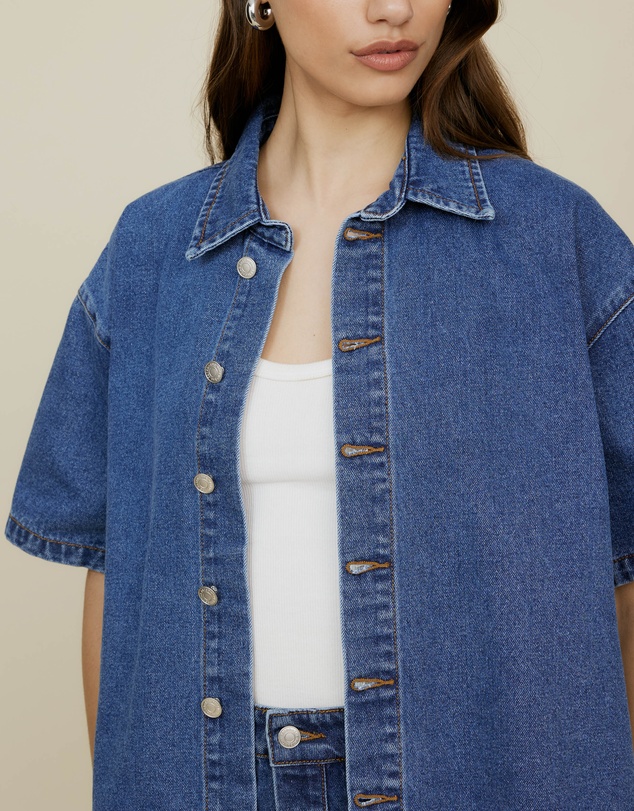 The Fated - Margot Denim Shirt