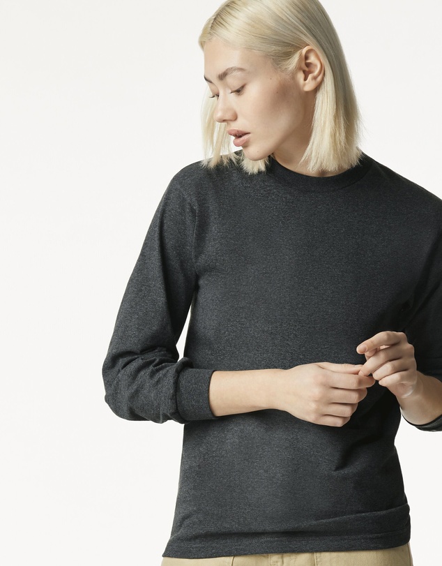 American Apparel - Unisex Long Sleeve Crew Neck T-Shirt