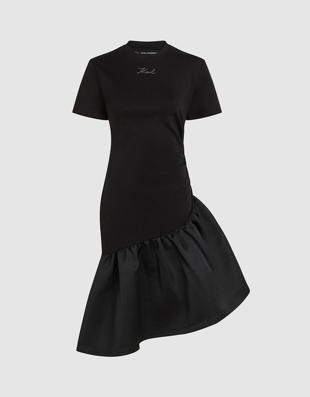 Karl Lagerfeld - Frill T-Shirt Dress