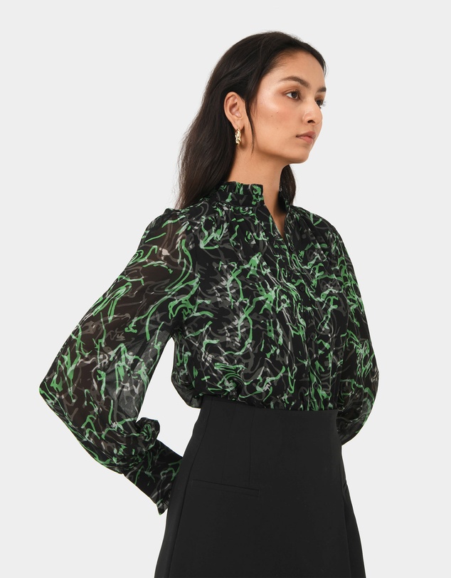 Forcast - Veda Collar Blouse
