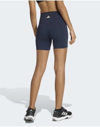 adidas Performance - 3 Stripes Studio All Me Booty Short Leggings Womens