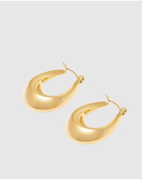 Nialaya Jewellery - Clasp Hoop Earrings