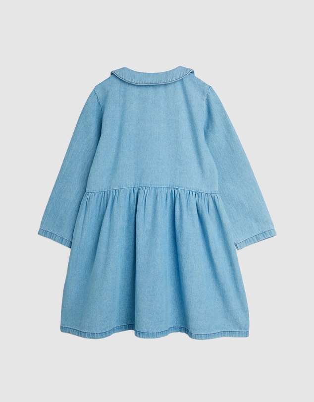Mini Rodini - LW Denim Rabbit SP Woven Dress - Babies-Teens