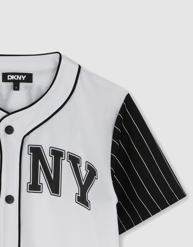 DKNY - Logo Short Sleeve Shirt - Kids-Teens