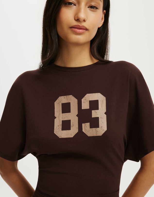 Cotton On - Graphic Batwing Short Sleeve Tee