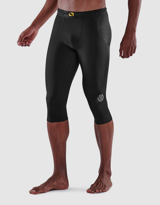 SKINS - SKINS Compression Men's Series-3 Active 3/4 Tight Thermal Black
