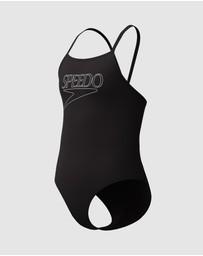 Speedo - Classic Logo One Piece - Kids-Teens