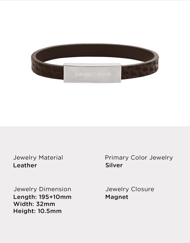 Emporio Armani - Silver tone Bracelet