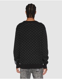 Ksubi - Box Knit Crew Washed Black