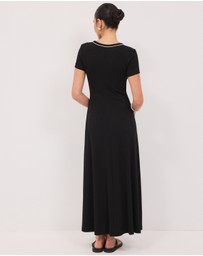 Calli - Taylor Rib Tee Midi Dress