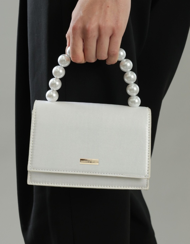 Morgan & Taylor - Melanie Top Handle Bag in White