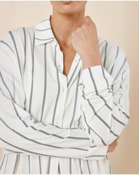 Gingerlilly - Harlow Bamboo Striped PJ Set