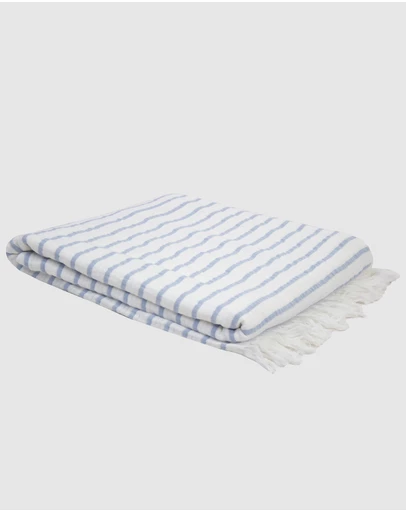 Bambury - Haven Throw Blue