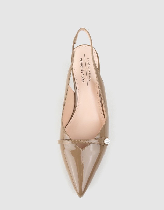 Edward Meller - DIVINE55 Slingback Pump with Pearl