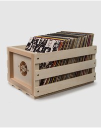 Victrola - Victrola Eastwood II Turntable - Black + Bundled Record Storage Crate