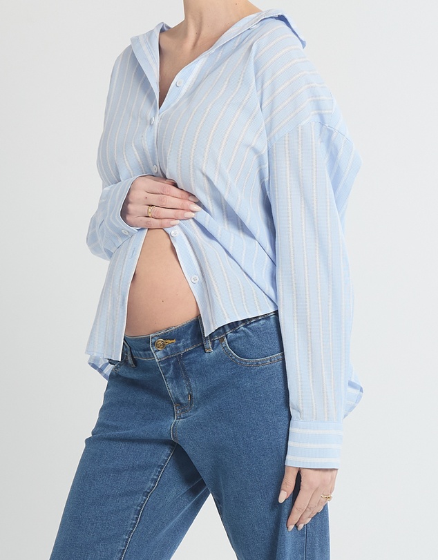 Soon Maternity - Jenni Oversized Shirt