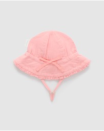 Purebaby - Ruffle Sun Hat -Kids-Babies