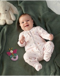 Little Stuff - Butterfly Garden Romper & Rattle