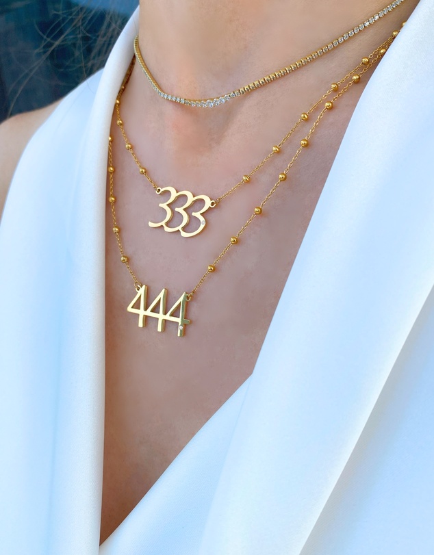 Jackie Mack - Success Necklace Angel Number 444