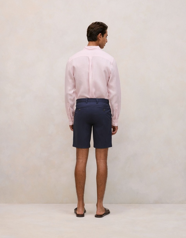 Trenery - Cotton Twill Chino Short in Navy