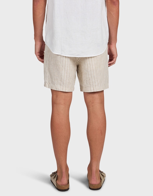 Academy Brand - Stripe Riviera Linen Short
